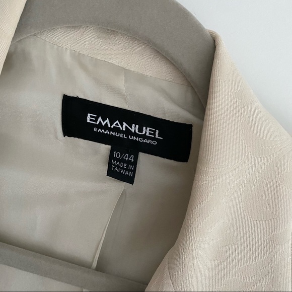 Emanuel Ungaro Vintage cream blazer - Picture 4 of 7